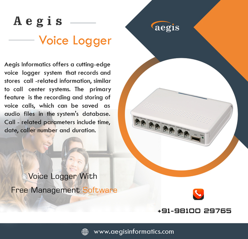 Voice logger display